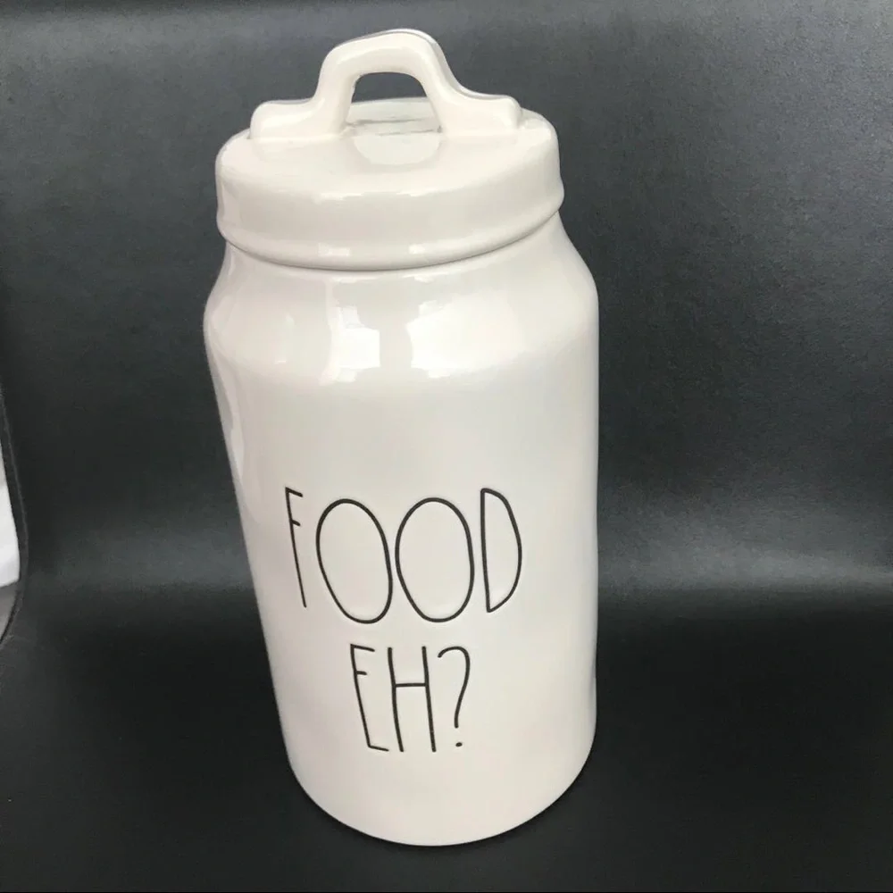 Rae Dunn Food Eh? Canister